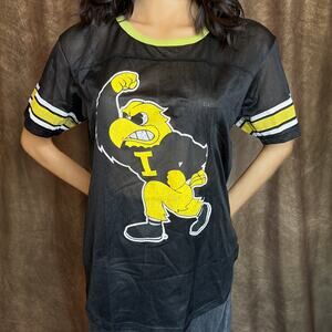Recycled Karma Iowa Hawkeyes Herky Painted Mesh Jersey Black Dual Sided College